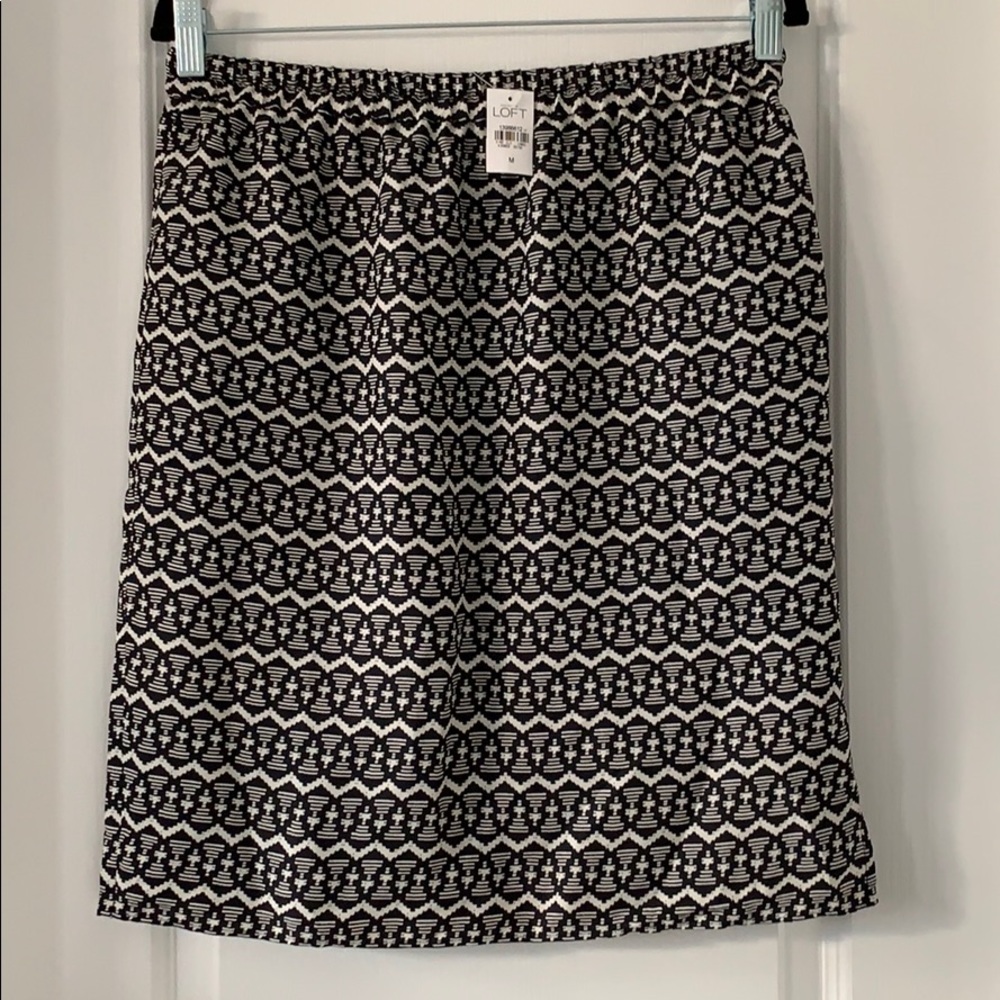 NWT LOFT Tribal Print Skirt